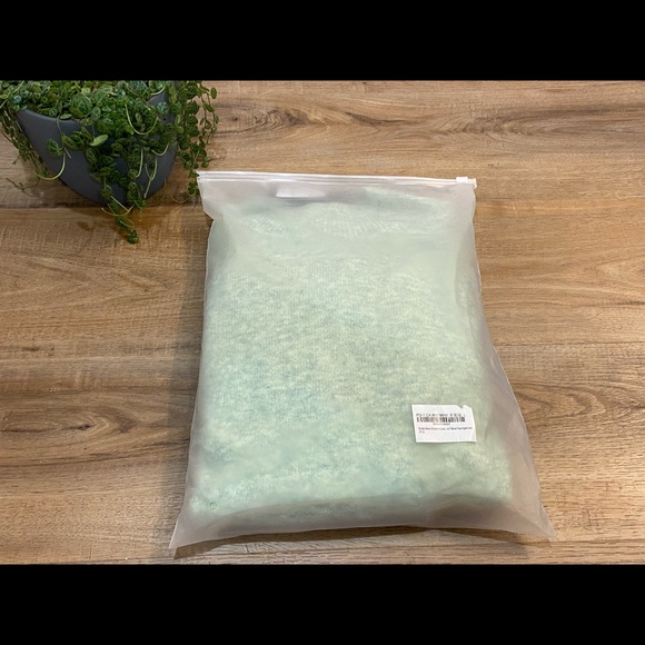 Woolen Bloom Mock Neck Loose Sweater - Picture 3 of 3